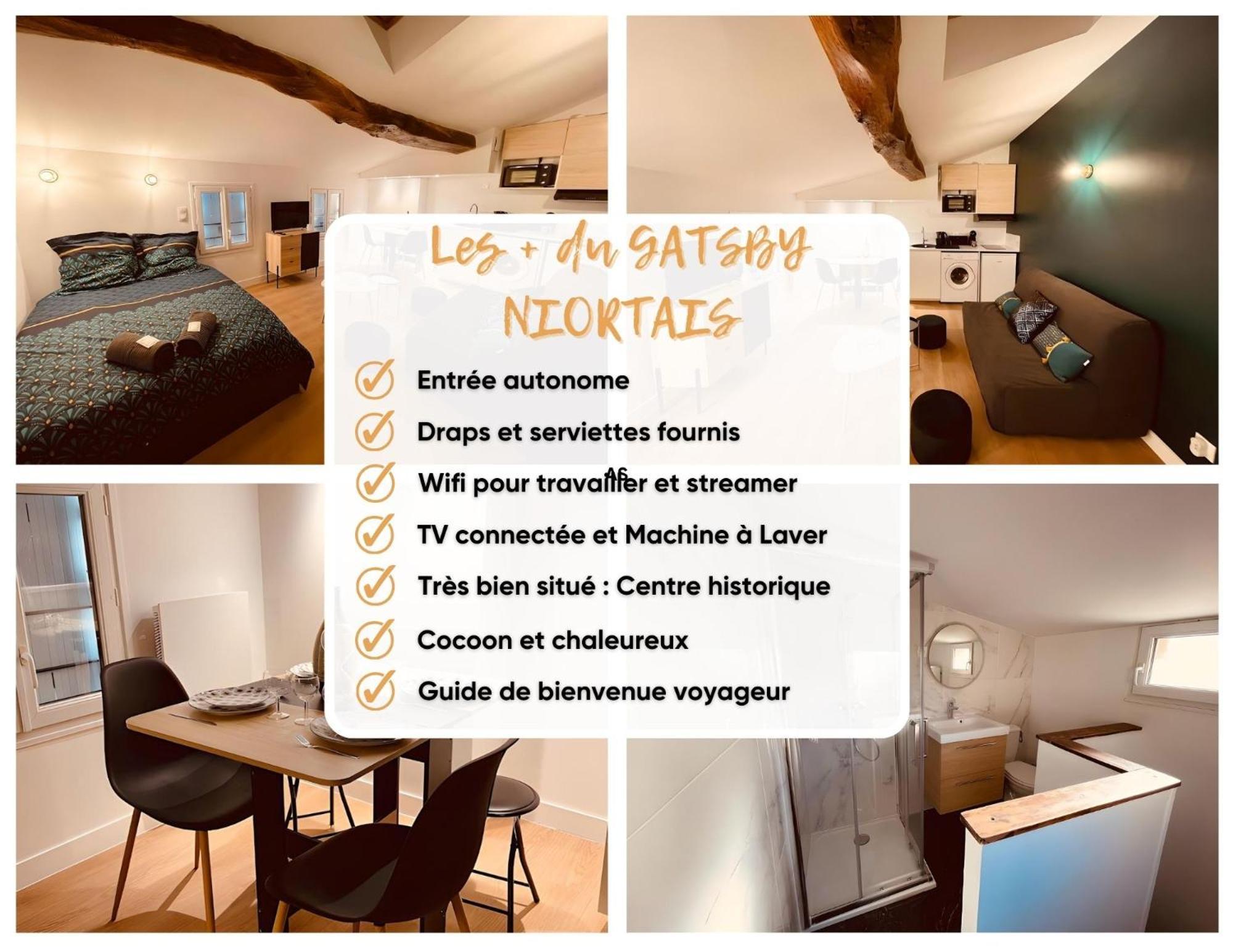Le Gatsby Niortais - Home Homy Exteriör bild